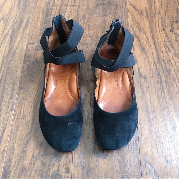Unique Anklewrap Ballet Flats 